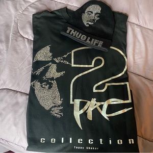 Vintage 2pac Shakur Collection Shirt x Beanie